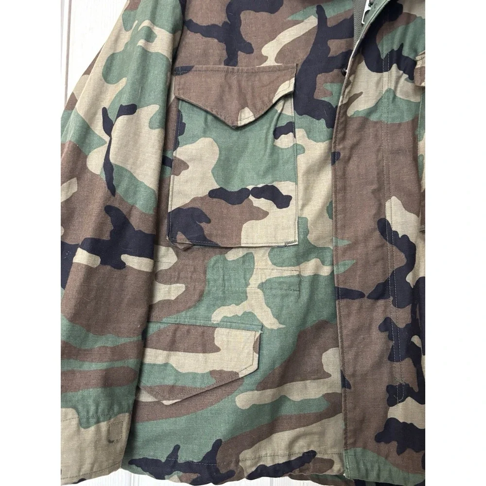 NEW USGI M-65 Cold Weather Coat Woodland Camo XL Regular Stock# 8415-01-099-7841